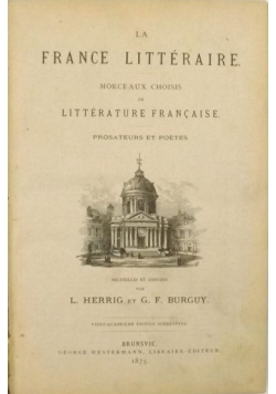 La France Litteraire, 1875 r.