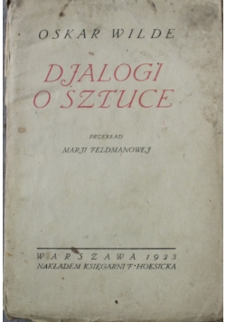 Djalogi o sztuce 1923 r.