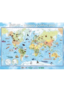 Puzzle - Świat mapa polityczna