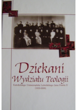 Dziekani wydziału teologii