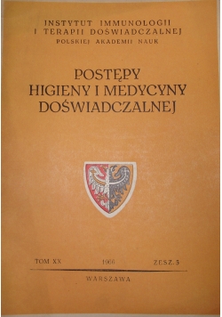 Postępy higieny i medycyny doświadczalnej