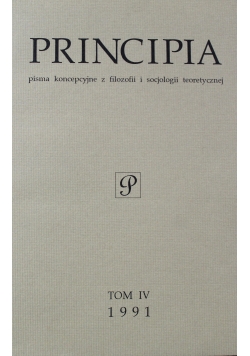 Principia Tom IV