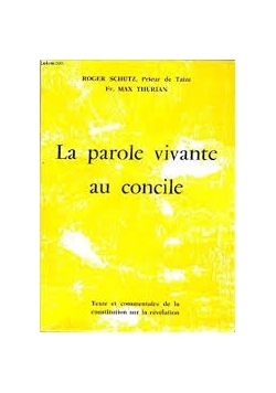 La parole vivante au concile