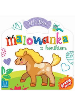 Wielka malowanka z konikiem