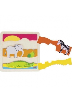 Drewniane puzzle Afryka
