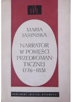 Narrator w powieści przedromantycznej 1776-1831