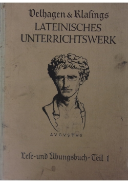 Velhagen&Klafings. Lateinisches Unterrichtswerk. Teil 1, 1938 r.