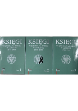 Księgi więzienia na zamku w Lublinie tom od 1 do 3