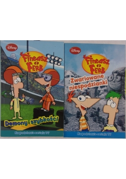 Fineasz i Ferb, zestaw 2 książek
