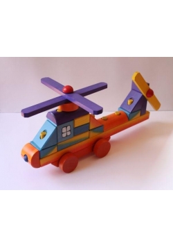 Helikopter z klocków