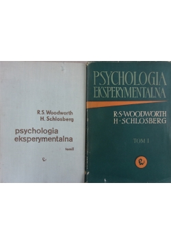 Psychologia eksperymentalna, Tom I i II