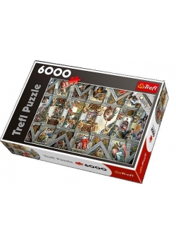 Puzzle 6000 Sklepienie Kaplicy Sykstyńskiej TREFL