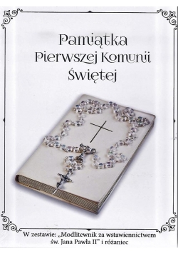 Modlitewnik z różańcem. Pamiątka I Komunii Świętej