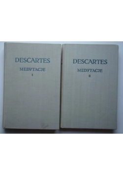 Descartes medytacje, tom 1-2