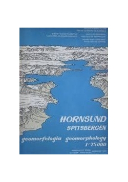 Hornsund Spitsbergen geomorfologia geomorphology 1:75000