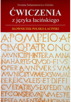 Ćwiczenia z języka łacińskiego Słowniczek polsko łaciński
