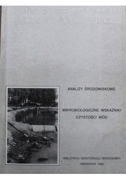 Analizy środowiskowe mikrobiologiczne wskaźniki czystości wód