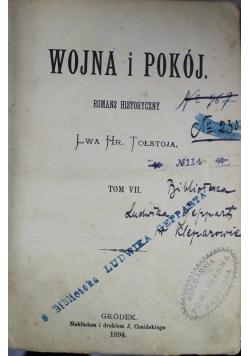 Wojna i pokój 1894 r