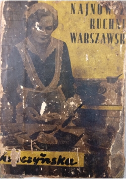 Najnowsza kuchnia warszawska, ok 1921 r