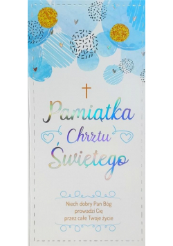 Karnet Chrzest chłopiec SE - 003