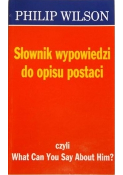 Słownik wypowiedzi do opisu postaci
