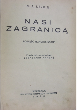 Nasi zagranicą, 1928 r.