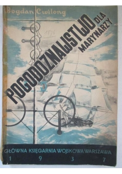 Pogodoznawstwo dla marynarzy, 1937 r.