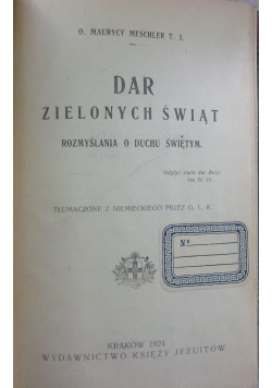 Dar zielonych świąt,1924r.