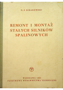 Remont i montaż stałych silników spalinowych