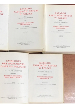 Katalog zabytków sztuki w Polsce tom IV,część 2,zestaw 3 książek