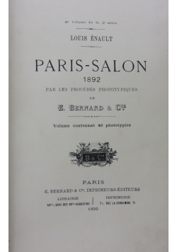 Paris-Salon, 1892r.