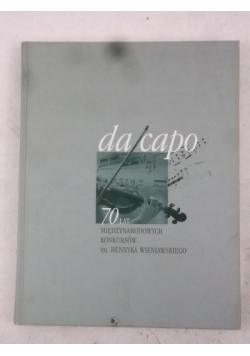 Da capo. 70 lat międzynarodowych konkursów im. Henryka Wieniawskiego