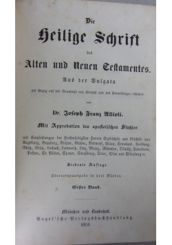 Die Relige Schrift ,1851r.