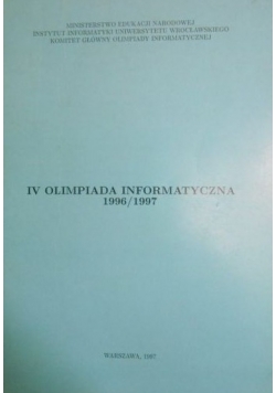 IV olimpiada informatyczna 1996/ 1997