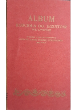 Album kościoła OO Jezuitów we Lwowie 1905 r.