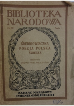 Średniowieczna poezja Polska świecka