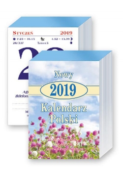 Kalendarz 2019 KL 05 Nowy Kalendarz Polski zdzierak