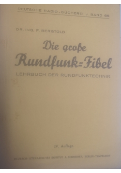 Die grosse Rundfunk=Fibel, 1941 r.