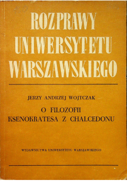 O filozofii ksenokratesa z chalcedonu