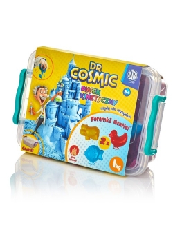 Piasek kinetyczny Dr Cosmic ciemny róż 1 kg