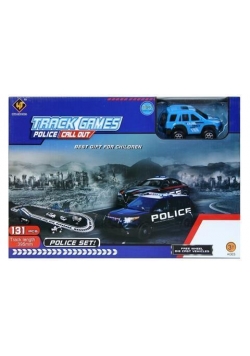 Tor samochodowy metalowy policja