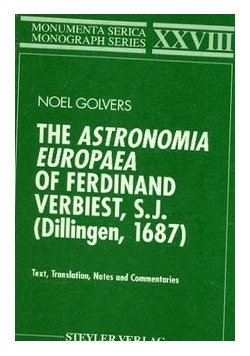 The Astronomia Europaea of Ferdinand Verbiest S.J.