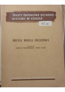 Teksty źródłowe do nauki historii w szkole. Druga wojna światowa, nr 59