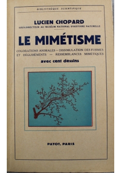 Le Mimetisme Avec Cent Dessins 1949 r.