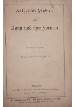 Die Kunst und ihre Formen, 1880 r.