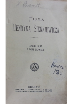 Pisma Henryka Sienkiewicza XXV