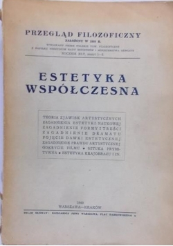 Estetyka Współczesna, 1949 r.