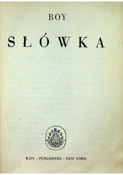 Boy Słówka 1945 r.