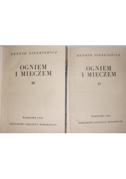 Ogniem i mieczem, tom III-IV, 1949 r.