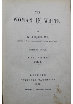 The woman in white vol 1 1860 r.